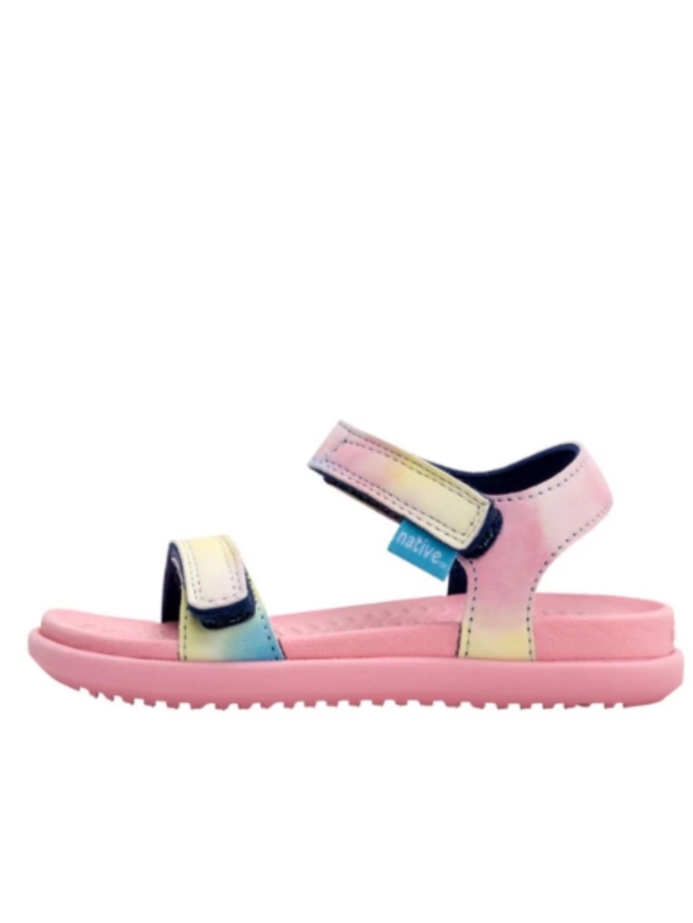 Native Charley Sugarlite Sandals Princess Pink Tie Dye - NEW NO BOX - Size C11